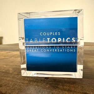 Table Topics for Couples, a conversation starter